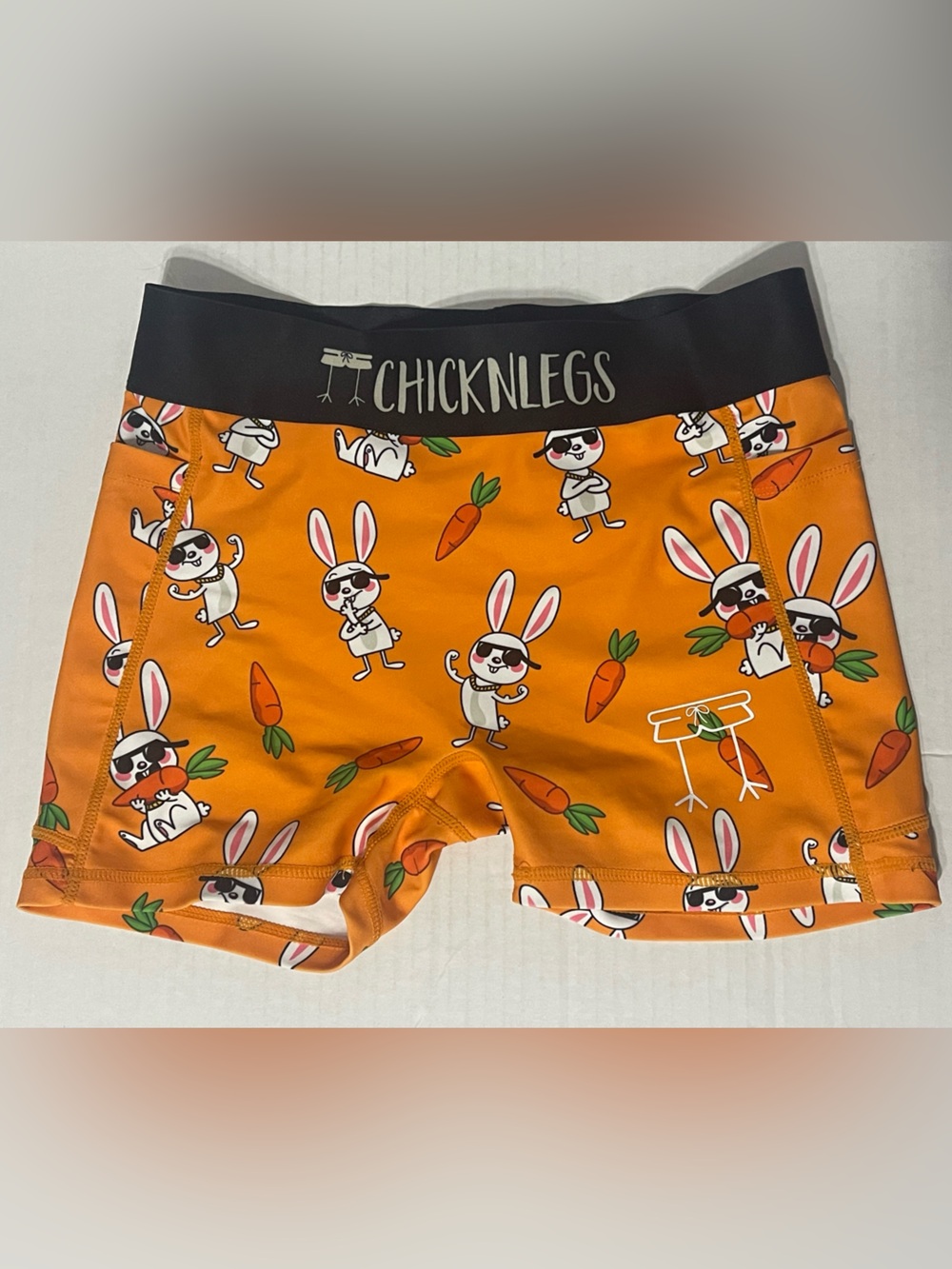 ChicknLegs 3” Compression Shorts - Women’s XS - Bad Bunny - NWOT